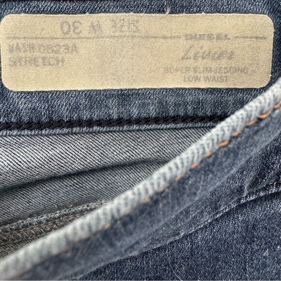 Diesel Women Livier 0823A Super Slim Skinny Jeans Size W30 - Picture 4 of 4